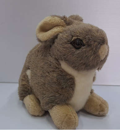 Beautiful Stuffed Rabbit Soft toy Grey and White - 24 x 30cm