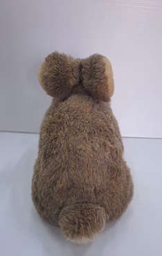 Beautiful Stuffed Rabbit Soft toy Grey and White - 24 x 30cm