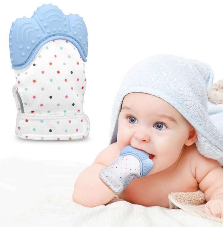 Babies Teething Gloves with Silicone