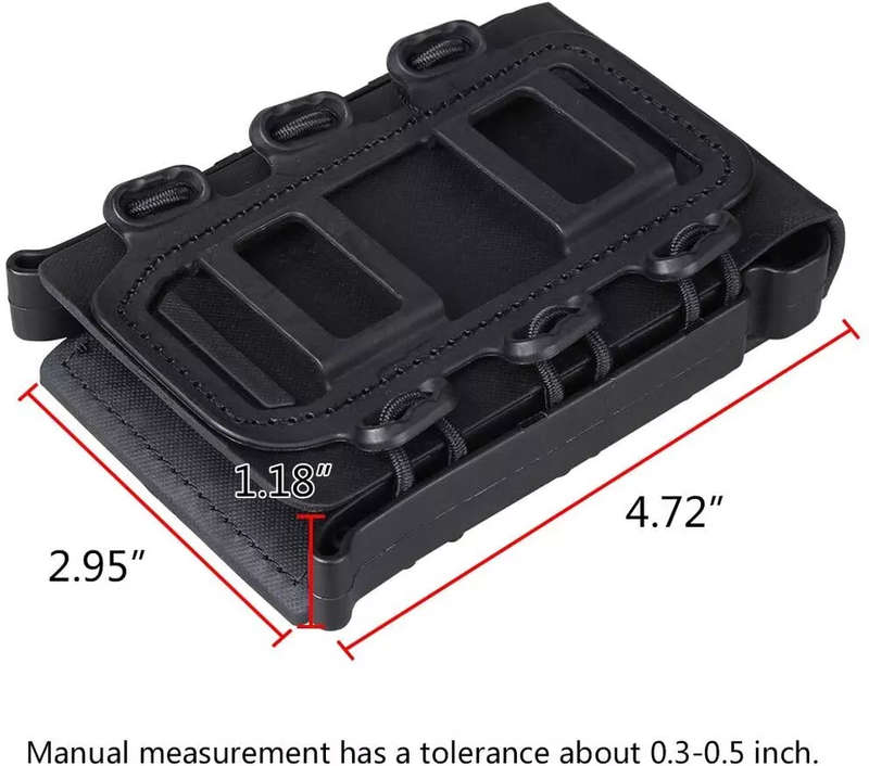 Adjustable Hunting Pouches Tactical Molle Single Rifle Mag Pouch suit for 5.56mm/7.62mm