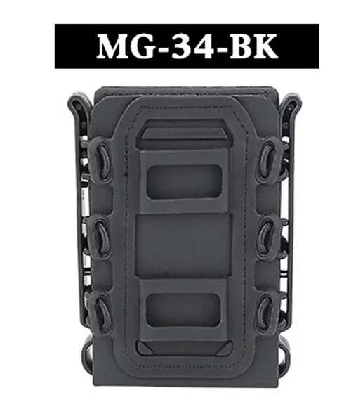 Adjustable Hunting Pouches Tactical Molle Single Rifle Mag Pouch suit for 5.56mm/7.62mm