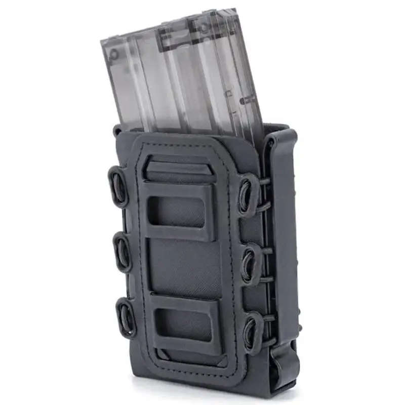 Adjustable Hunting Pouches Tactical Molle Single Rifle Mag Pouch suit for 5.56mm/7.62mm