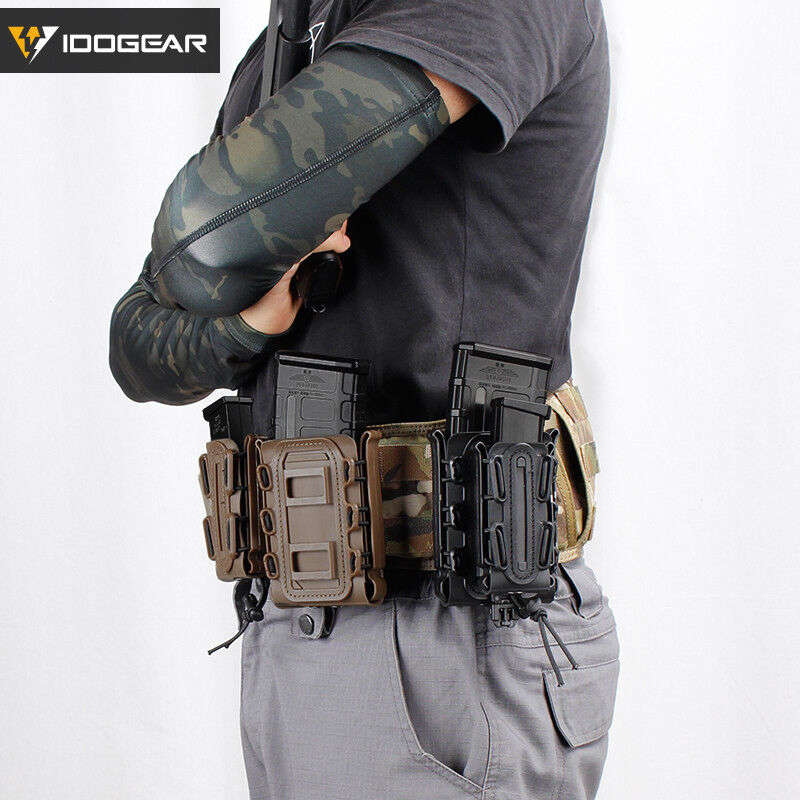 Adjustable Hunting Pouches Tactical Molle Single Rifle Mag Pouch suit for 5.56mm/7.62mm