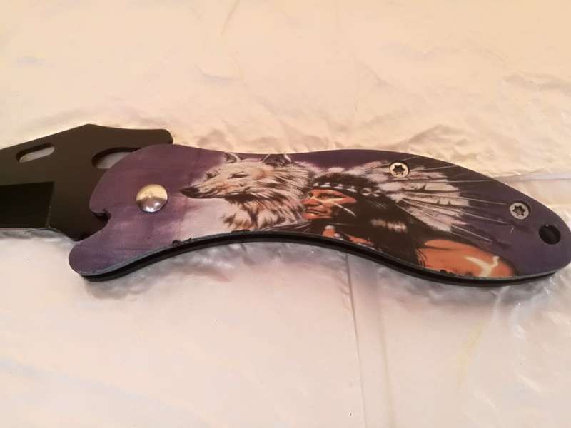 Hongsheng Purple Wolf Knive