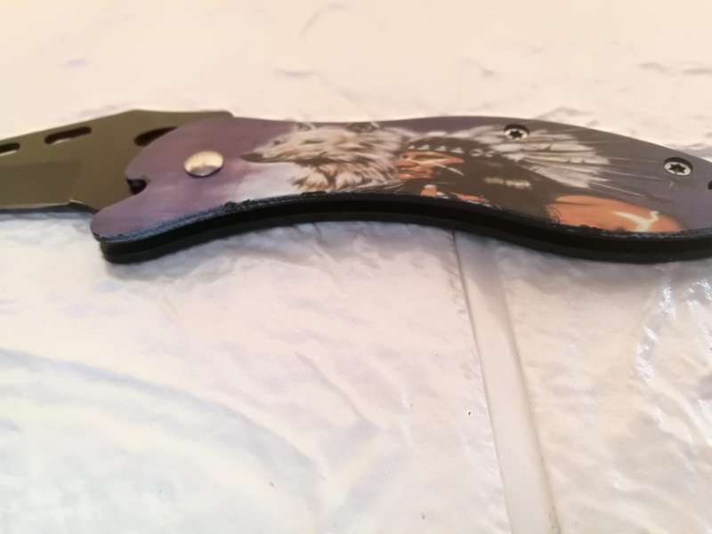 Hongsheng Purple Wolf Knive