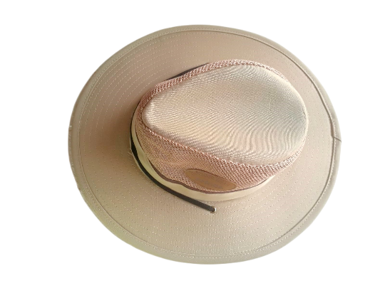 Outdoor Cowboy Hat Sun Protection Meshed- Light Brown