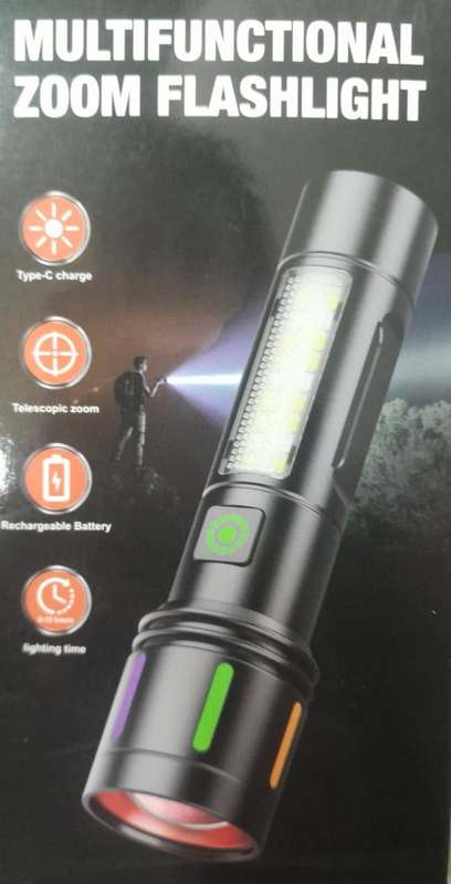 2000 Lumens LED Flashlight - Super Bright Light Camping Torch PA200