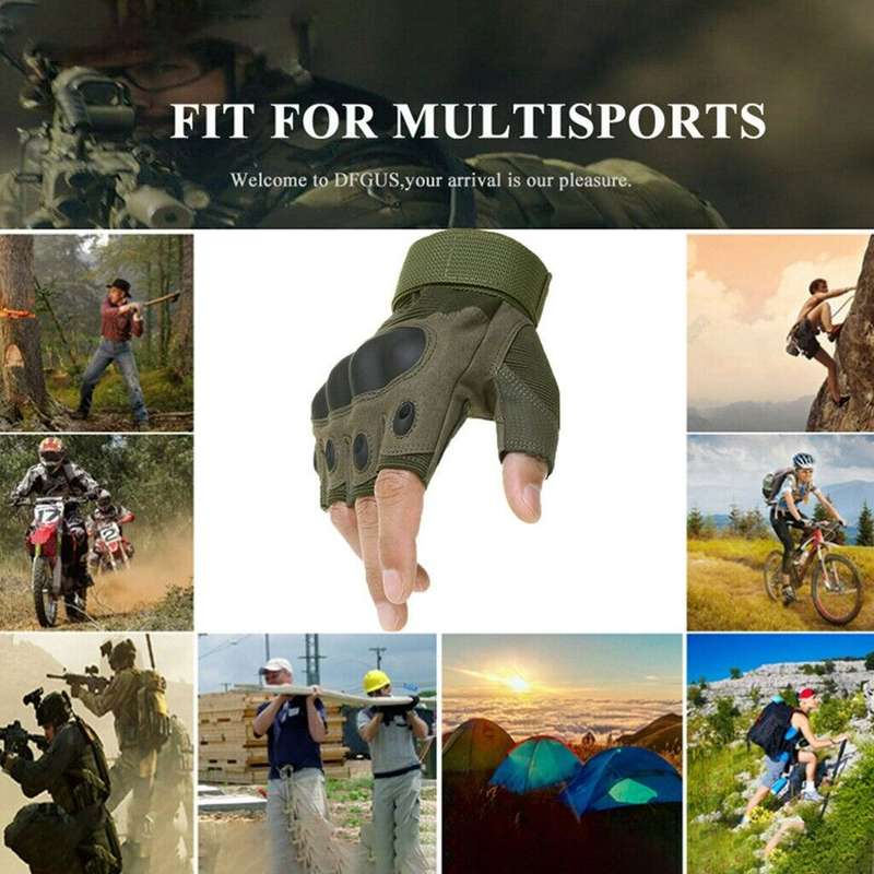 # 1 - Half Finger With hardened Knuckle Unisex - Glove