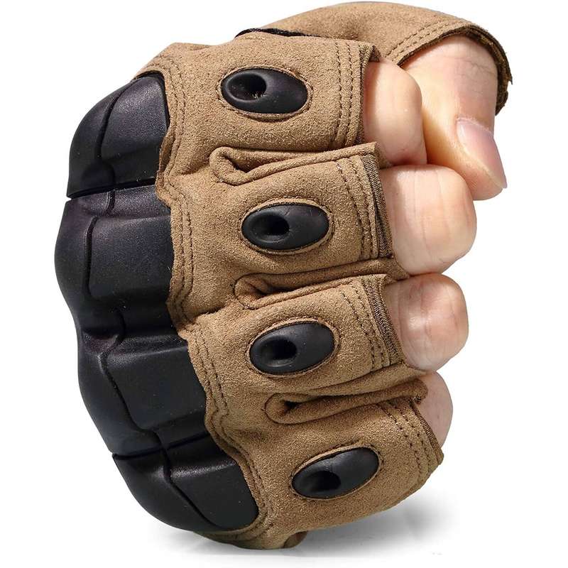 # 1 - Half Finger With hardened Knuckle Unisex - Glove