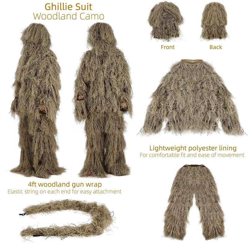 3D Ghillie Suits - DESERT