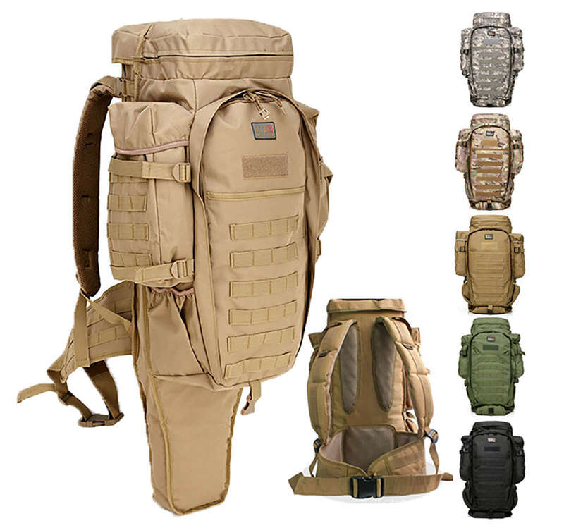 70L Military Outdoor Sports Hiking Camping Hunting Travel Tactical Rifle Backpack