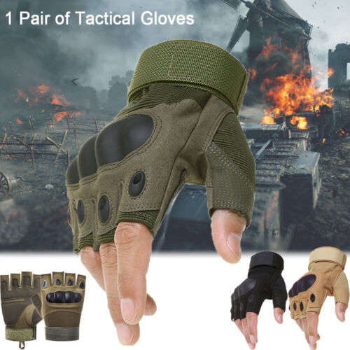# 1 - Half Finger With hardened Knuckle Unisex - Glove