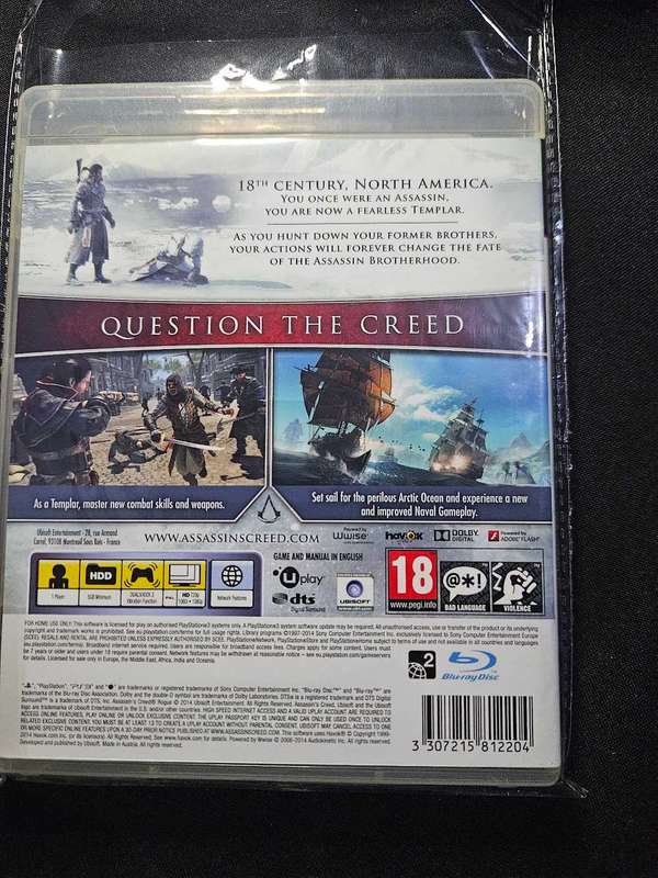 Ps3 Assassin's creed Rouge