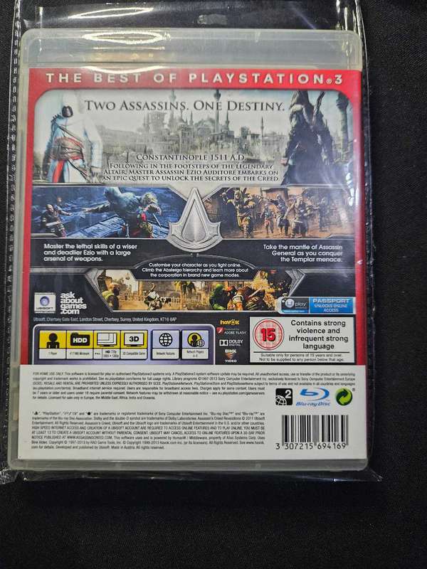 Ps3 Assassin's creed 1 & Revelations