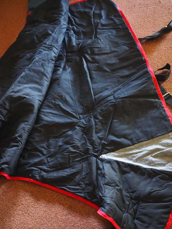 Horse blanket & helmets