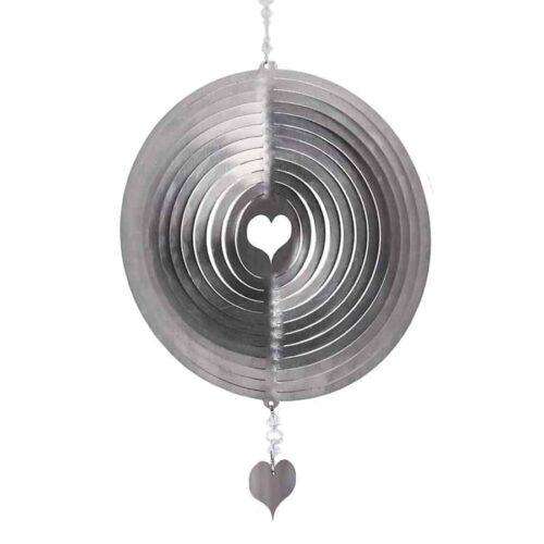 Wind Spinner - Round Heart