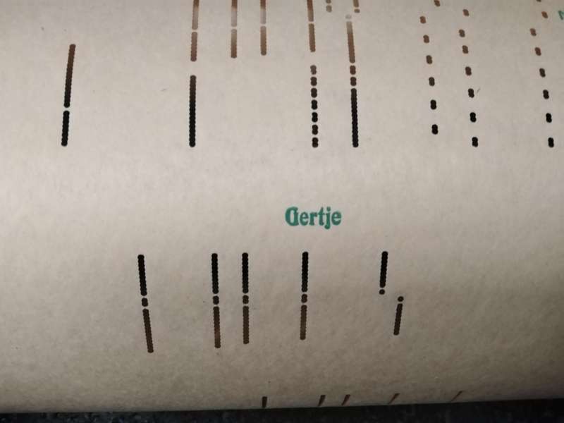 Rare Vintage Pianola Roll  A Unique Collection of Afrikaans Melodies