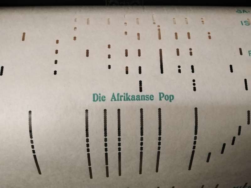 Rare Vintage Pianola Roll  A Unique Collection of Afrikaans Melodies