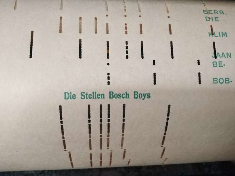 Rare Vintage Pianola Roll  A Unique Collection of Afrikaans Melodies