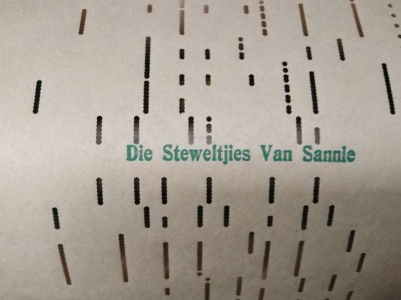 Rare Vintage Pianola Roll  A Unique Collection of Afrikaans Melodies