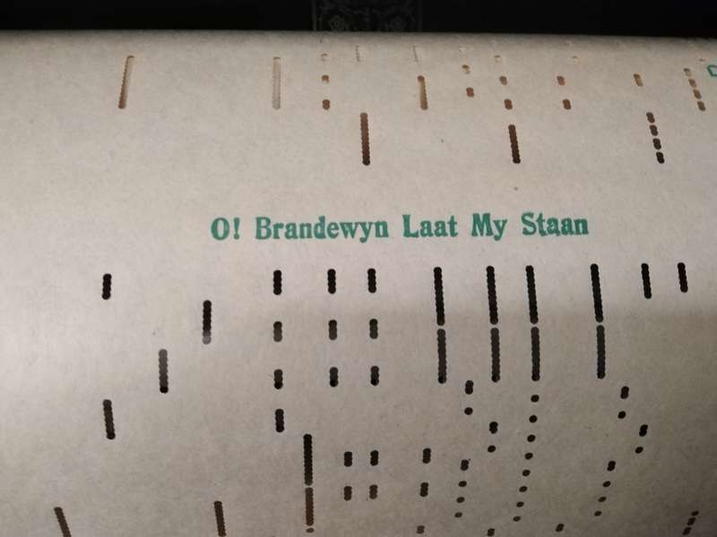 Rare Vintage Pianola Roll  A Unique Collection of Afrikaans Melodies
