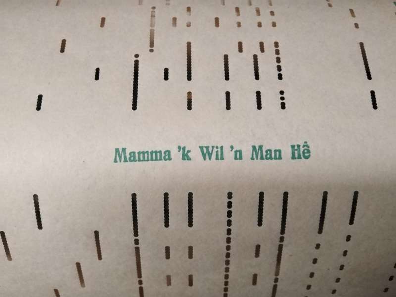Rare Vintage Pianola Roll  A Unique Collection of Afrikaans Melodies