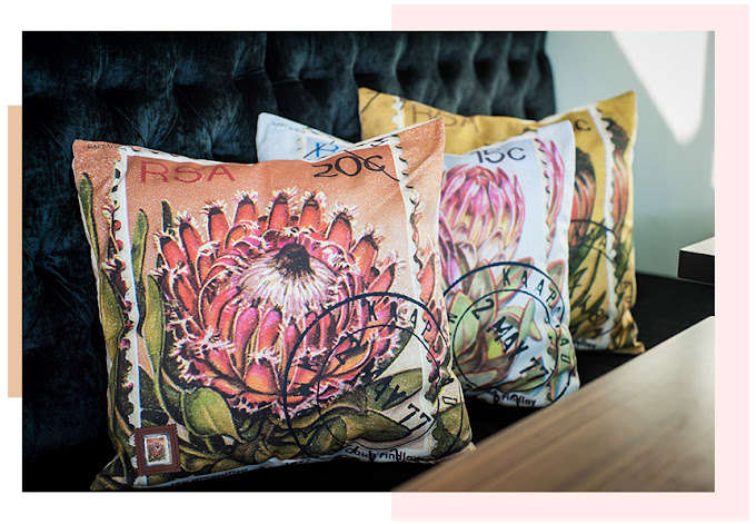 Postal Cushion Covers - Protea 15c