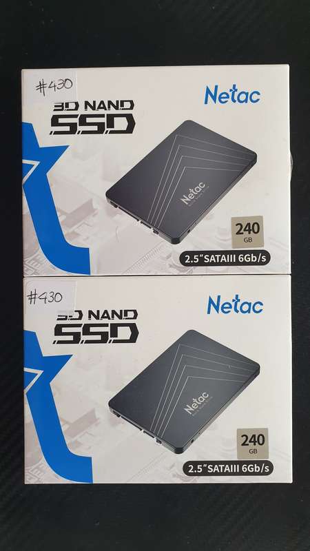Netac 240gb SSD 2.5" SATA 3 6GB/S