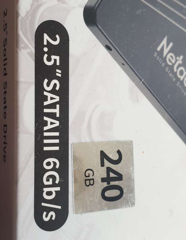 Netac 240gb SSD 2.5" SATA 3 6GB/S