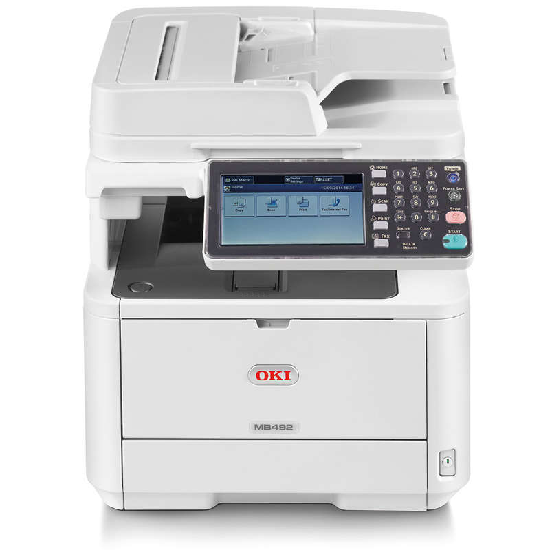 OKI MB492dn A4 Mono Multifunction LED Laser Printer Print/Scan/Copy/Fax