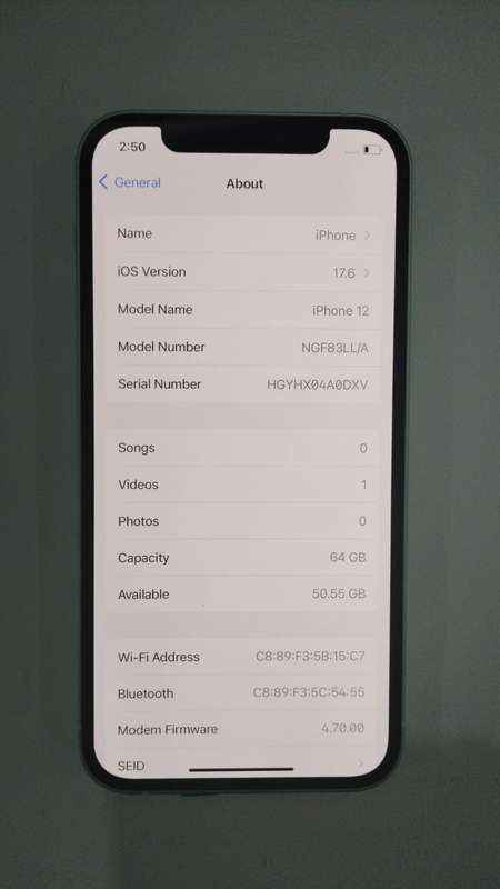 Apple Iphone 12 64GB