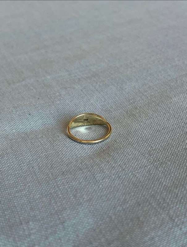 Dear Rae 9ct gold palm ring