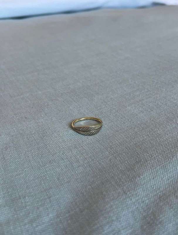 Dear Rae 9ct gold palm ring