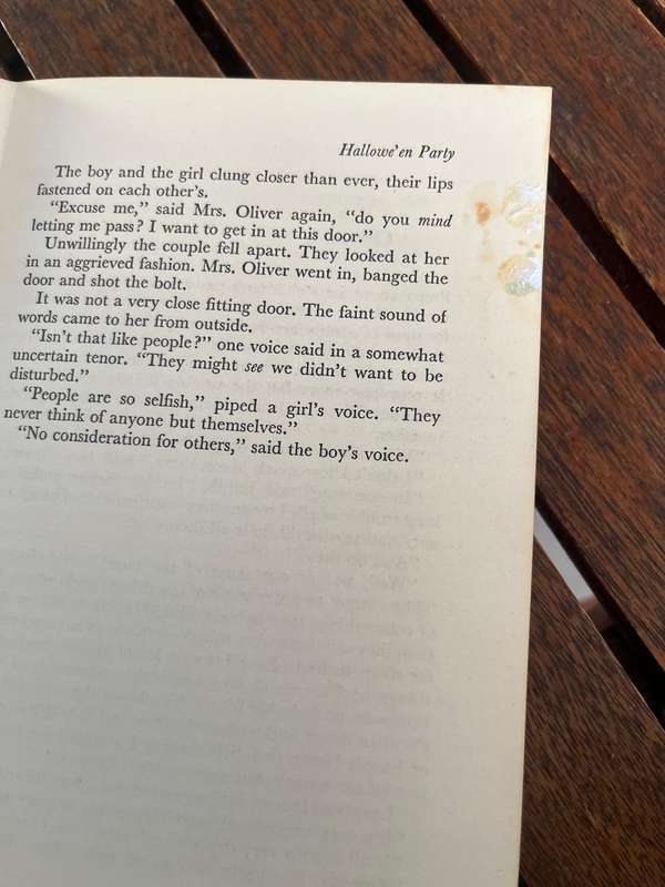 Agatha Christie Halloween Party first edition book