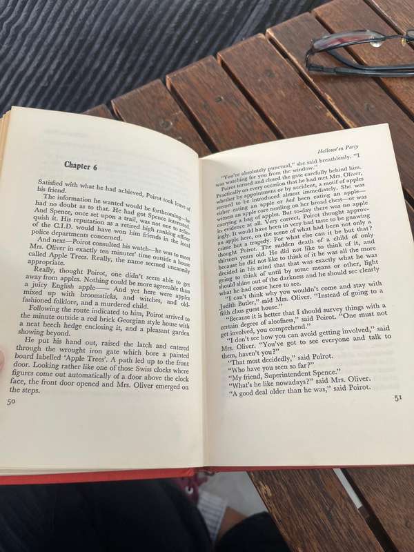 Agatha Christie Halloween Party first edition book