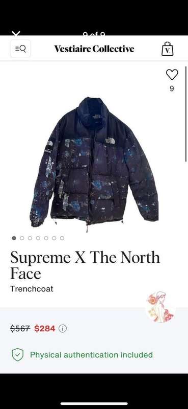 North face x supreme jacket