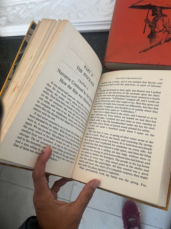 6 Caxton junior classics vintage hardcover books