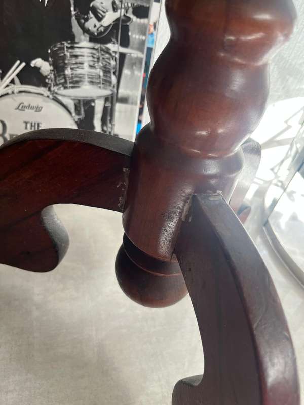 Vintage solid wood display table