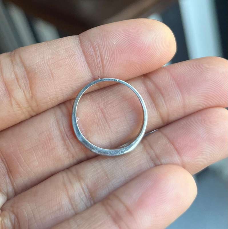 18ct diamond channel ring