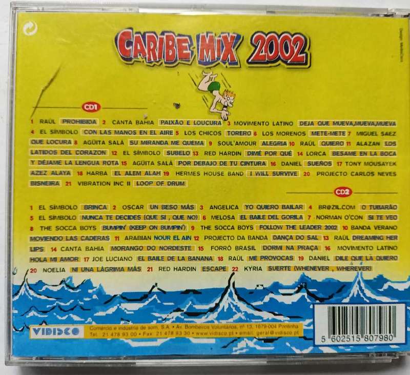 Caribe mix 2002 ,cd