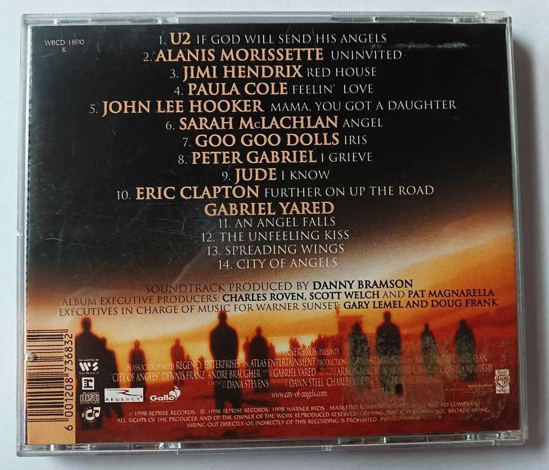 City of Angels , soundtrack,cd
