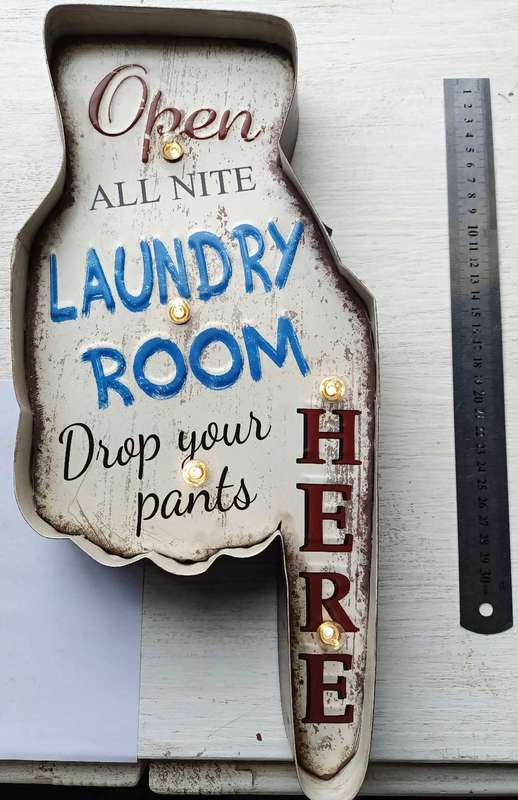 Laundry sign