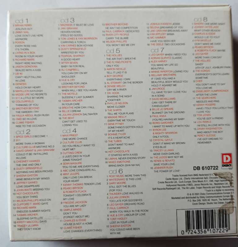 Love hurts ,8cd set