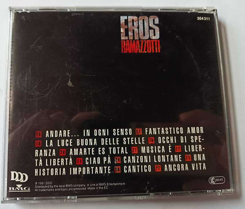 Eros Ramazzotti ,concert ,cd