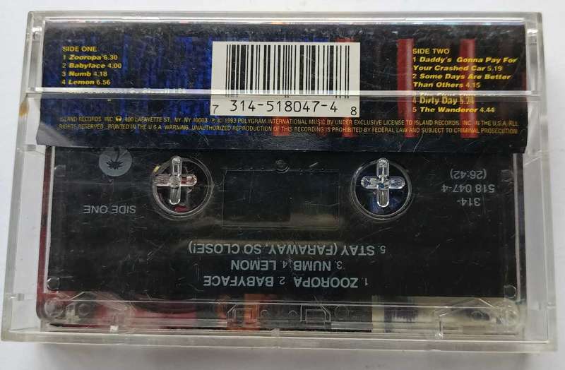 U2 zooropa , cassette