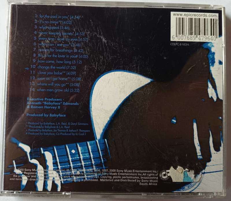 Baby face ,greatest hits,cd