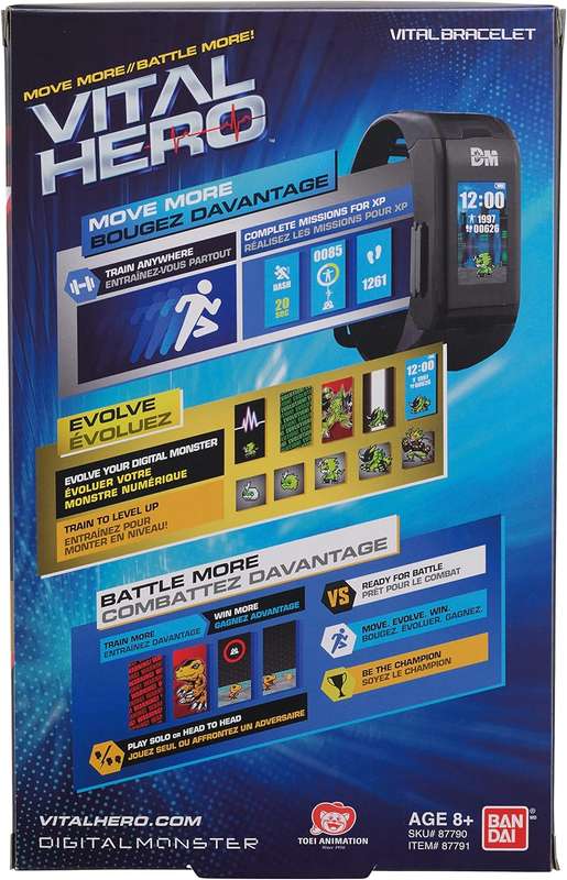 [SALE] Digimon - Vital Hero Interactive Fitness Tracker/ Digital Watch/ Virtual Pet (USA Import)
