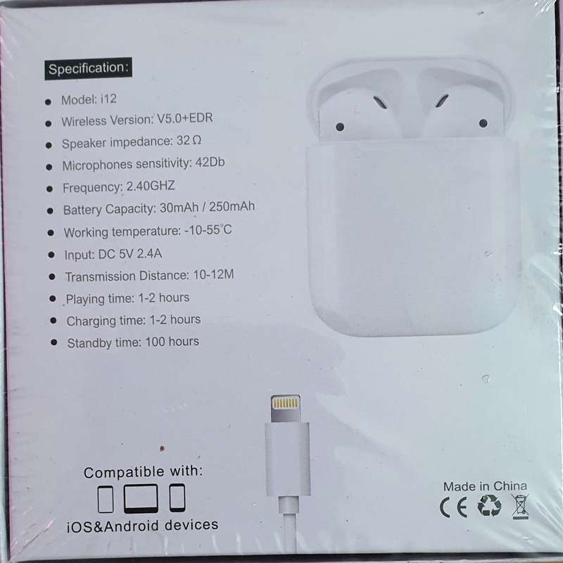 klipdrift earpods I12