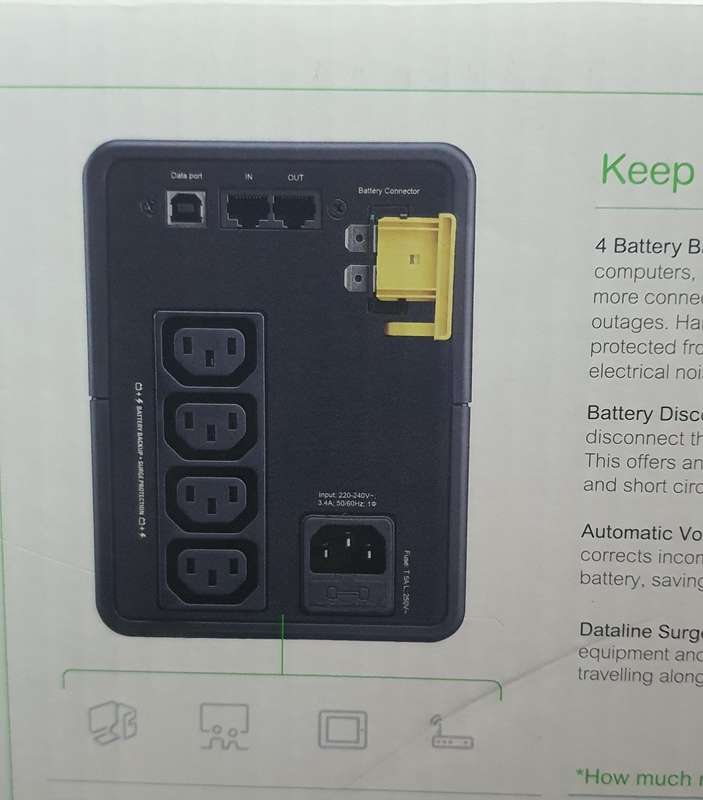 Battery Back-UPS APC by Schneider