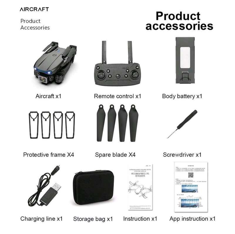 E99 Pro Multi-Functional Drone